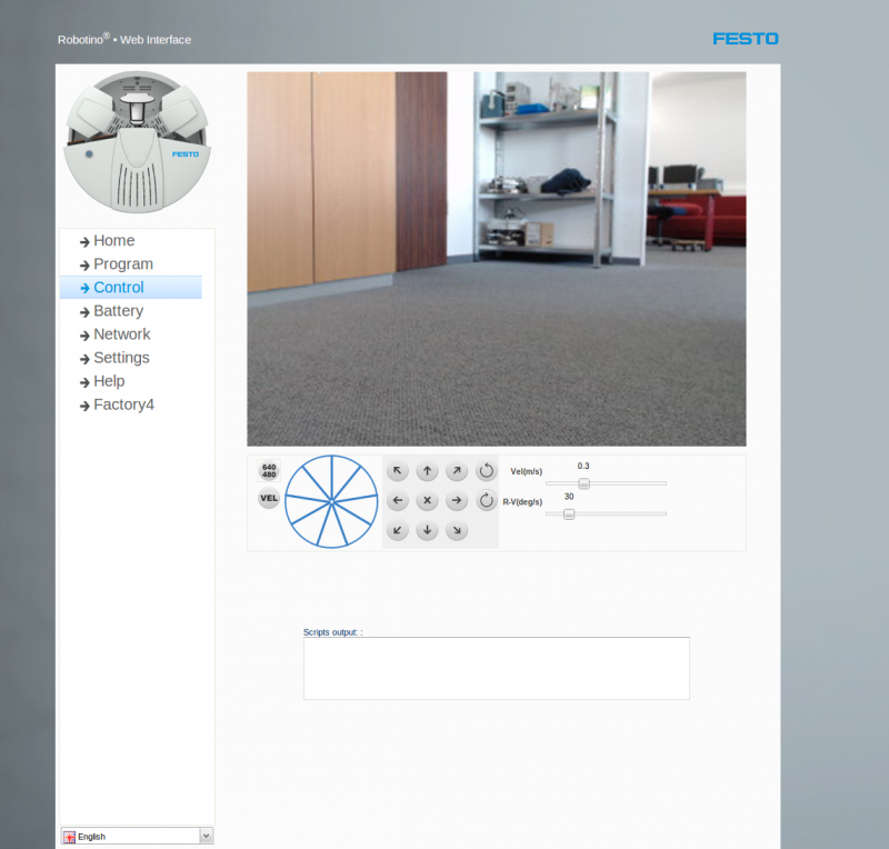 Robotino Web Interface