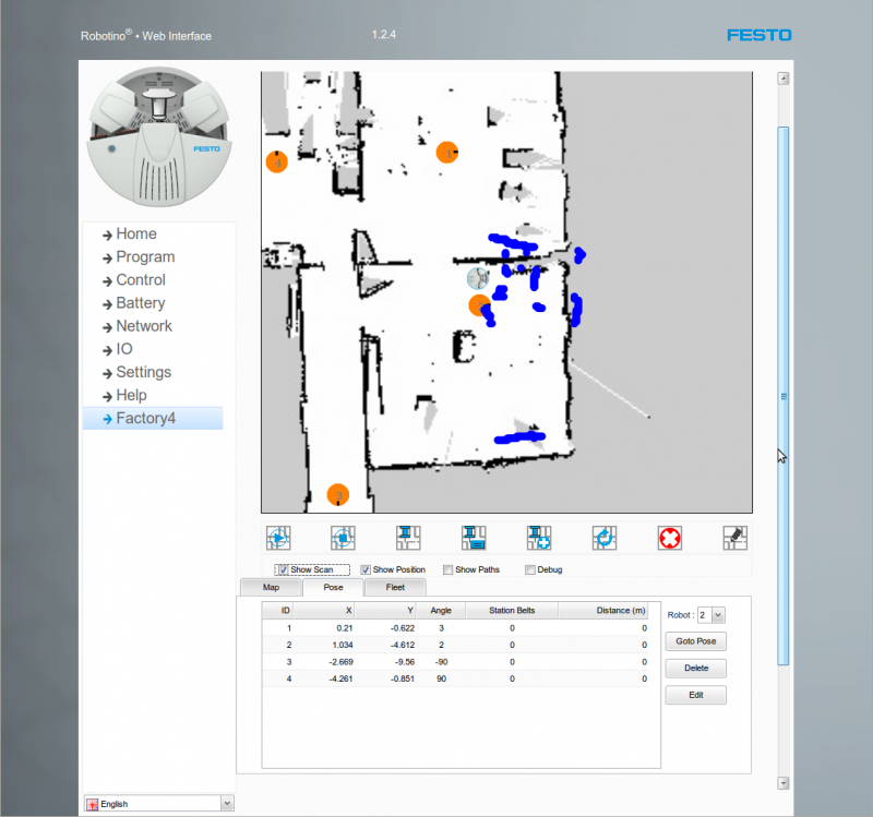 Robotino Web Interface